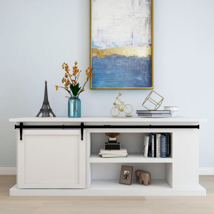 Mini Sliding Barn Door Kit Carbon Steel 200 Cm Oanbxx