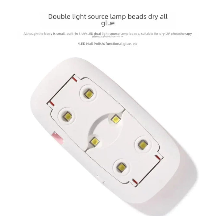 Mini Usb Mouse Light Phototherapy Lamp for Quick Drying