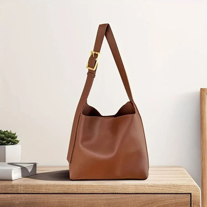 Minimalist Pu Leather Shoulder Bag