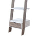 Mira 5-tier Ladder Shelf - White and Grey Oak