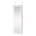 Mirror Jewellery Cabinet Touch Led Lockable Organiser Box
