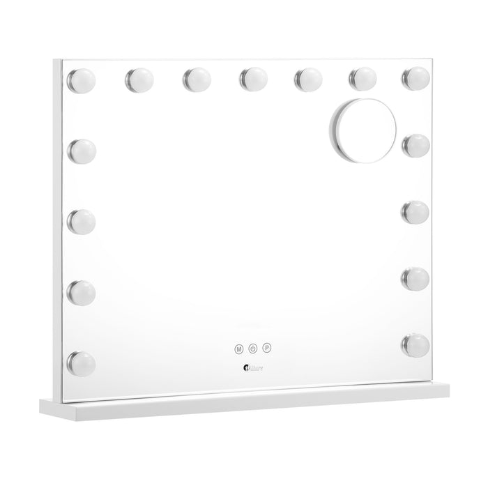 Hollywood Mirrors Makeup Magnifying Mirror Bluetooth With Led Lights