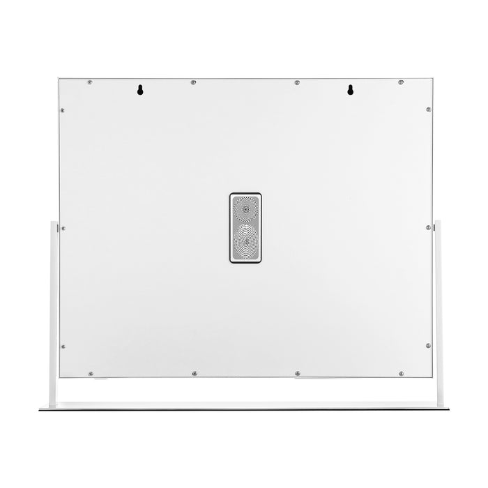 Hollywood Makeup Mirrors Led Lights Bluetooth Rotation Vanity 58X46Cm