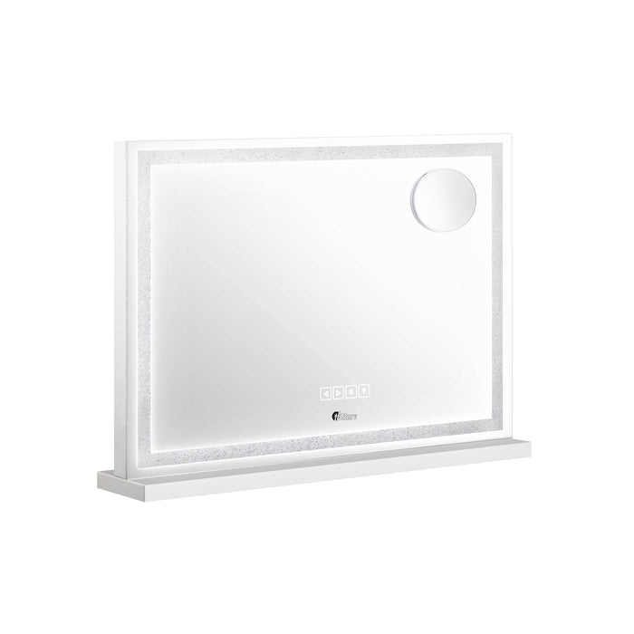 Bluetooth Hollywood Led Makeup Mirror 58X49Cm Crystal Vanity Mirrors