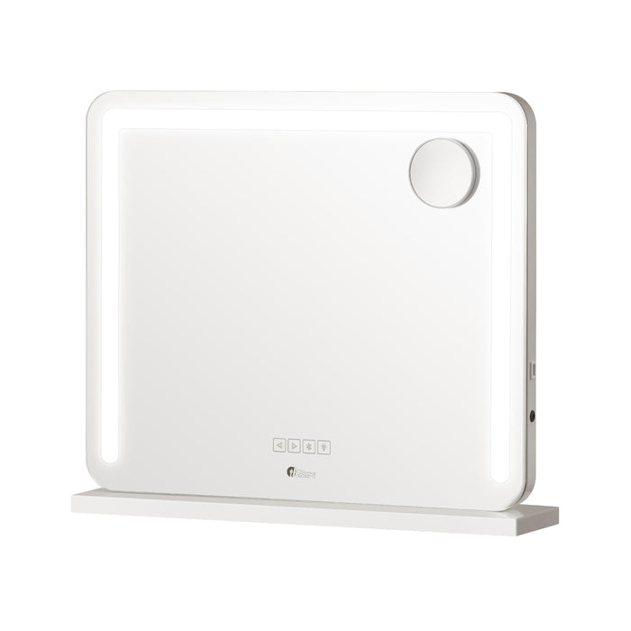 Bluetooth Hollywood Led Makeup Mirror 60X52Cm Vanity Wall Mirrors