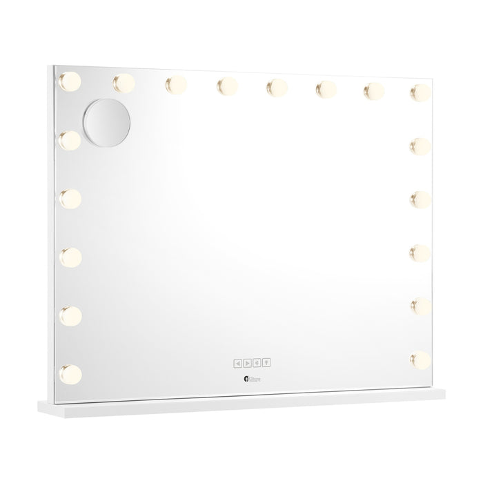 Bluetooth Hollywood Makeup Mirrors With Led Light 80X58Cm Vanity Mirror