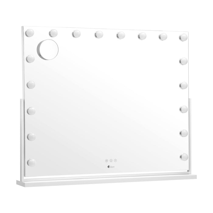 Hollywood Mirrors Makeup Magnifying Mirror Bluetooth With Led Lights