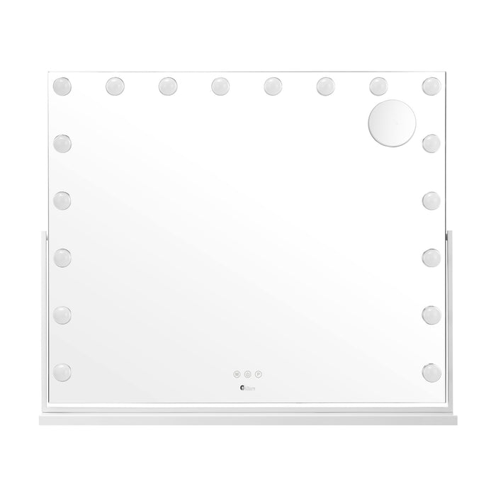 Hollywood Mirrors Makeup Magnifying Mirror Bluetooth With Led Lights