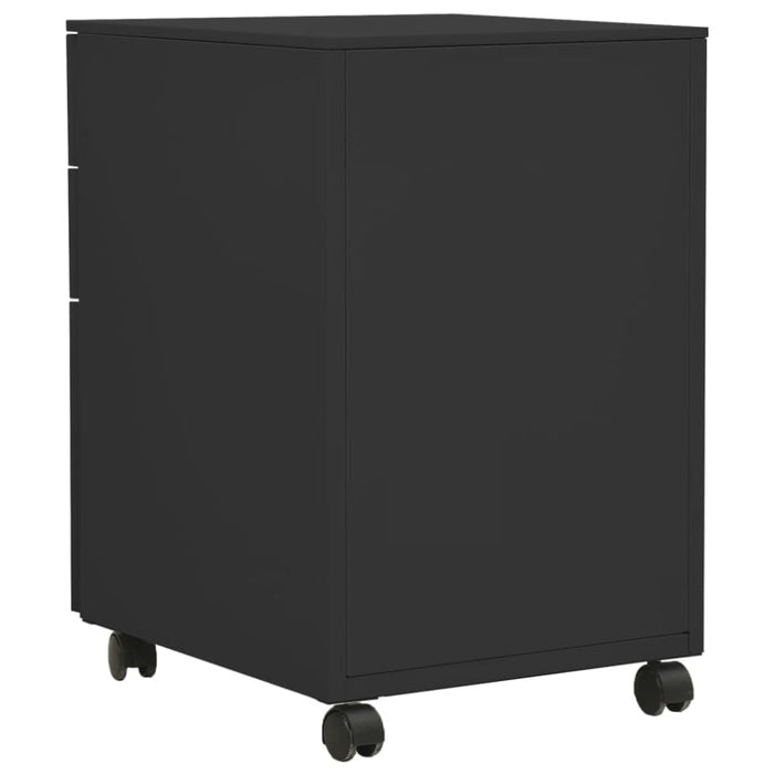 Mobile File Cabinet Anthracite 39x45x60 Cm Steel Ttpkno