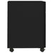 Mobile File Cabinet Black 30x45x59 Cm Steel Ttpkna