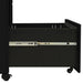 Mobile File Cabinet Black 30x45x59 Cm Steel Ttpkna