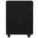 Mobile File Cabinet Black 39x45x60 Cm Steel Ttpknb
