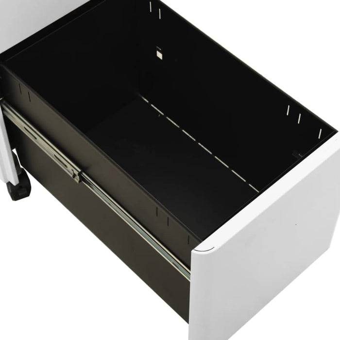 Mobile File Cabinet Light Grey 30x45x59 Cm Steel Ttpknt