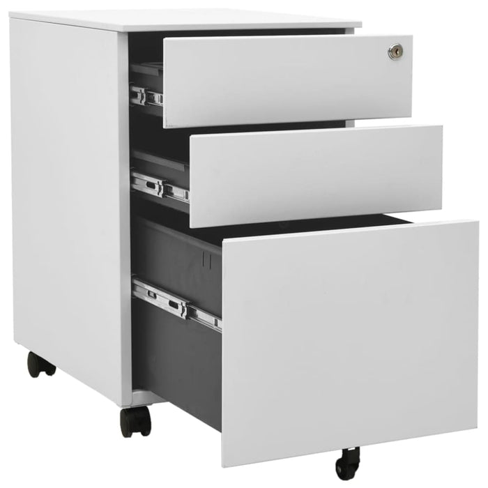 Mobile File Cabinet Light Grey 39x45x60 Cm Steel Ttpkik