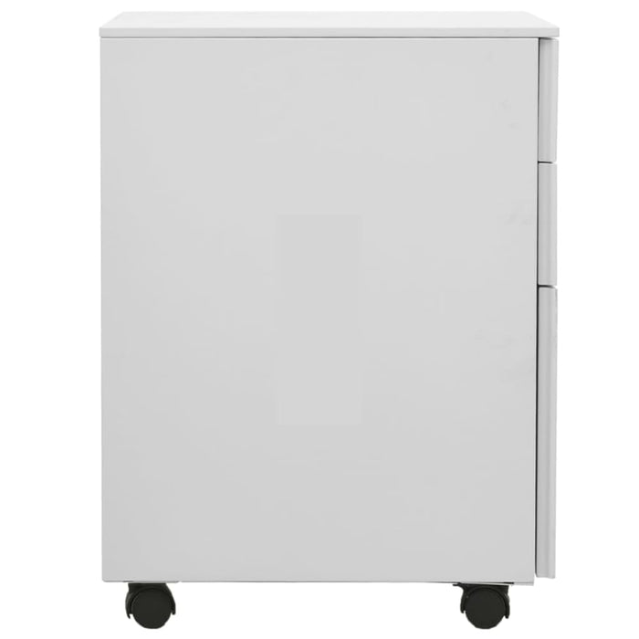 Mobile File Cabinet Light Grey 39x45x60 Cm Steel Ttpkik