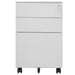 Mobile File Cabinet Light Grey 39x45x60 Cm Steel Ttpkik