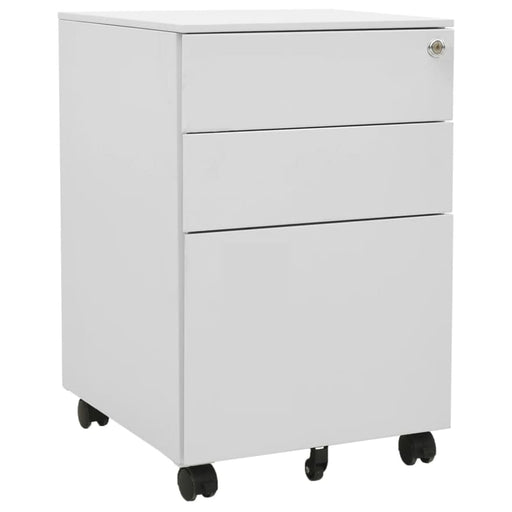 Mobile File Cabinet Light Grey 39x45x60 Cm Steel Ttpkik