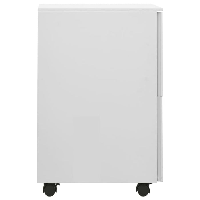 Mobile File Cabinet Light Grey 39x45x67 Cm Steel Ttpkip