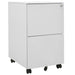 Mobile File Cabinet Light Grey 39x45x67 Cm Steel Ttpkip
