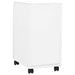 Mobile File Cabinet White 30x45x59 Cm Steel Ttpknx