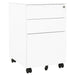 Mobile File Cabinet White 39x45x60 Cm Steel Ttpkin