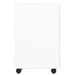 Mobile File Cabinet White 39x45x67 Cm Steel Ttpkia