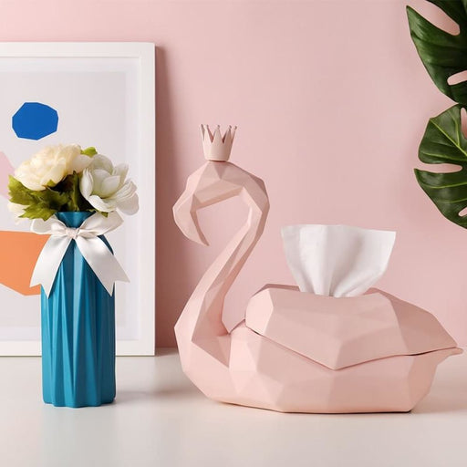Modern Animals Figurine Vase Tissue Holder for Living Room