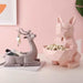 Modern Animals Figurine Vase Tissue Holder for Living Room