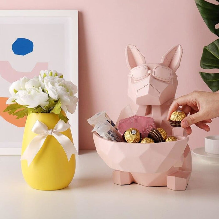 Modern Animals Figurine Vase Tissue Holder for Living Room