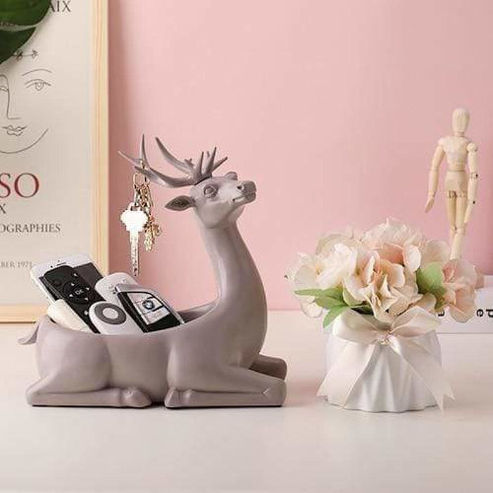 Modern Animals Figurine Vase Tissue Holder for Living Room