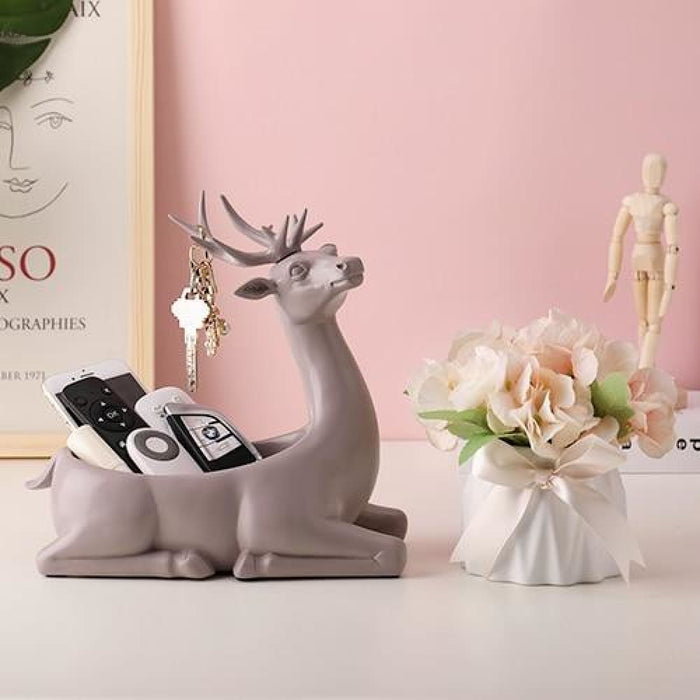 Modern Animals Figurine Vase Tissue Holder for Living Room