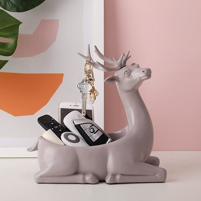 Modern Animals Figurine Vase Tissue Holder for Living Room