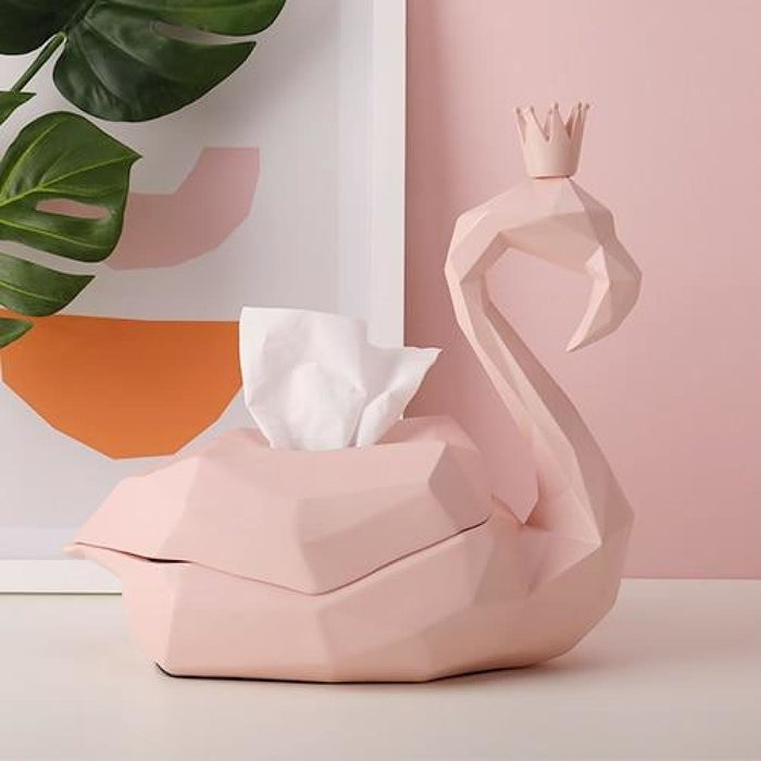 Modern Animals Figurine Vase Tissue Holder for Living Room