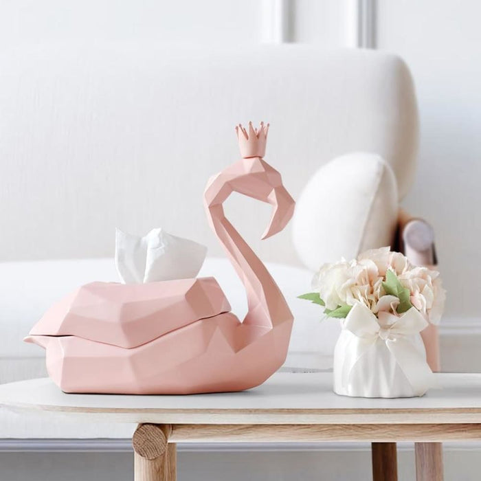Modern Animals Figurine Vase Tissue Holder for Living Room