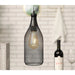 Modern Cordless Wine Bottle Hanging Lamp for Home Decor