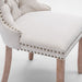 4x Modern Elegant Button-tufted Upholstered Linen Fabric