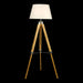 Modern Floor Lamp Wood Tripod Home Bedroom Reading Light