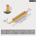 Modern And Gold Furniture Handles For Cabinets