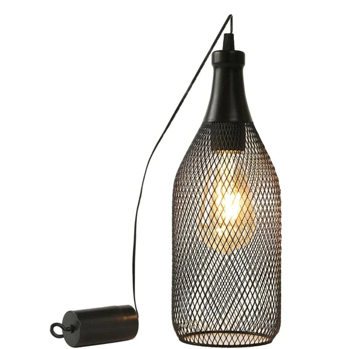 Modern Hanging Cage Led Lamp for Bedroom Home Decor