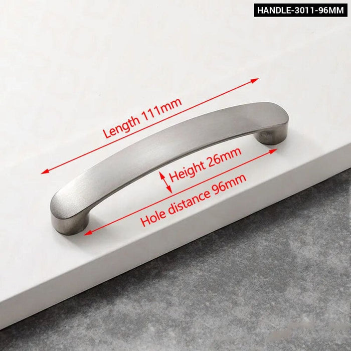 Modern Silver Cabinet Handles For Kitchen And Wardrobe