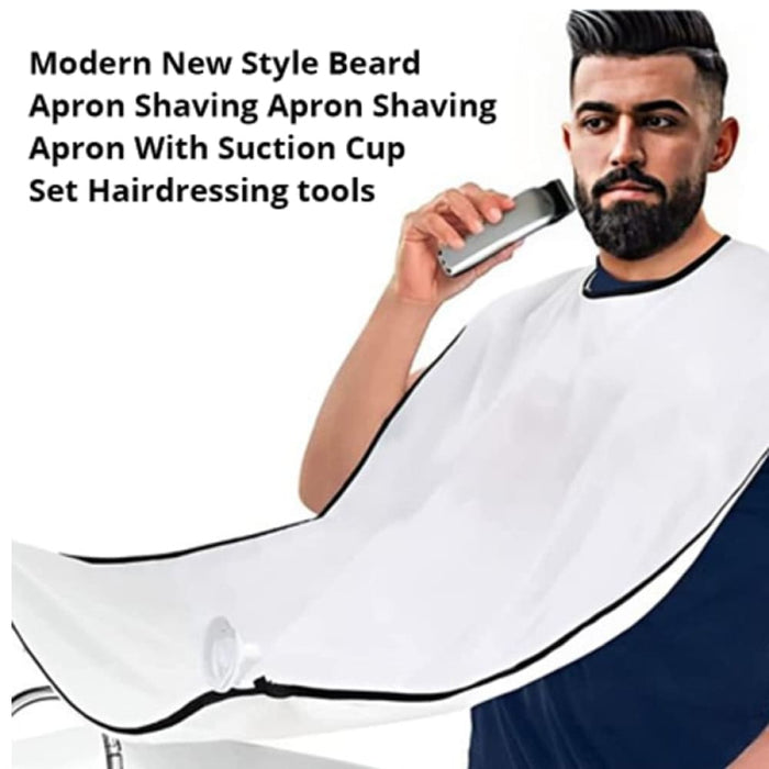 Modern Style Beard Apron Shaving with Suction Cup Set