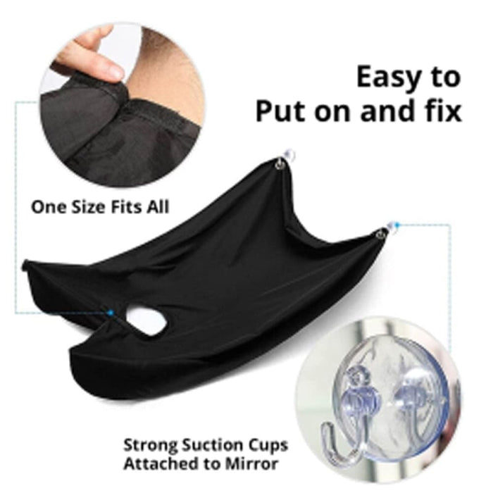 Modern Style Beard Apron Shaving with Suction Cup Set