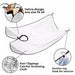 Modern Style Beard Apron Shaving with Suction Cup Set