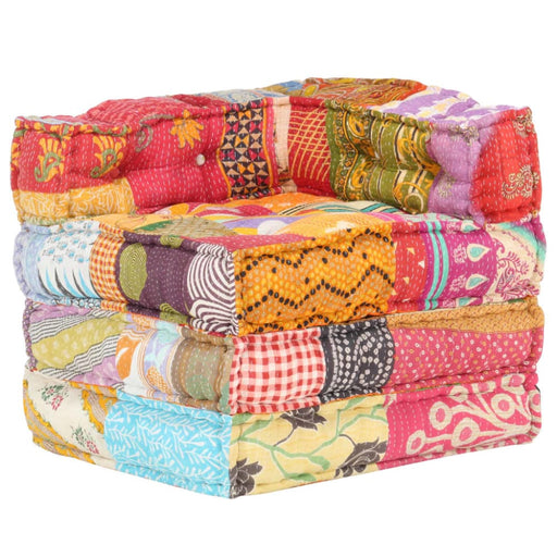 Modular Pouffe Patchwork Fabric Xnilki