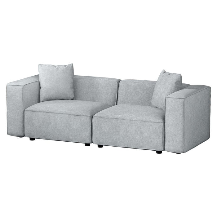Modular Sofa Chaise Set 2 - seater Grey