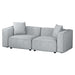 Modular Sofa Chaise Set 2 - seater Grey
