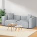 Modular Sofa Chaise Set 2 - seater Grey