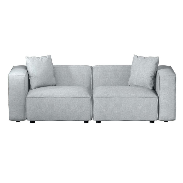 Modular Sofa Chaise Set 2 - seater Grey