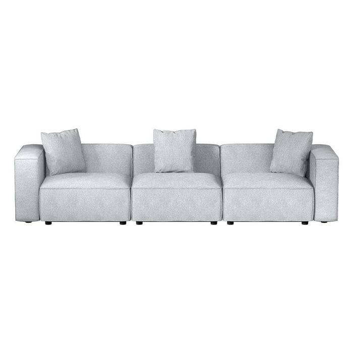 Modular Sofa Chaise Set 3 - seater Grey