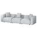 Modular Sofa Chaise Set 3 - seater Grey